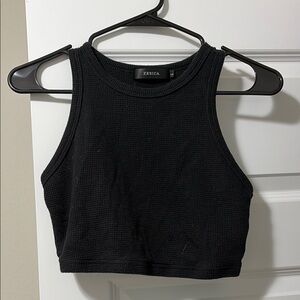 Black Women's Crop Top